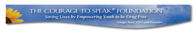 Courage to Speak Foundation Banner
