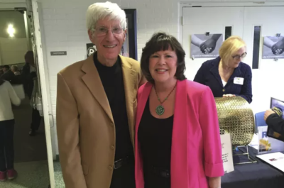 Ginger Katz alongside Larry Katz